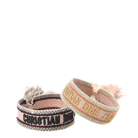 christian dior armband tyg|dior pink bracelet.